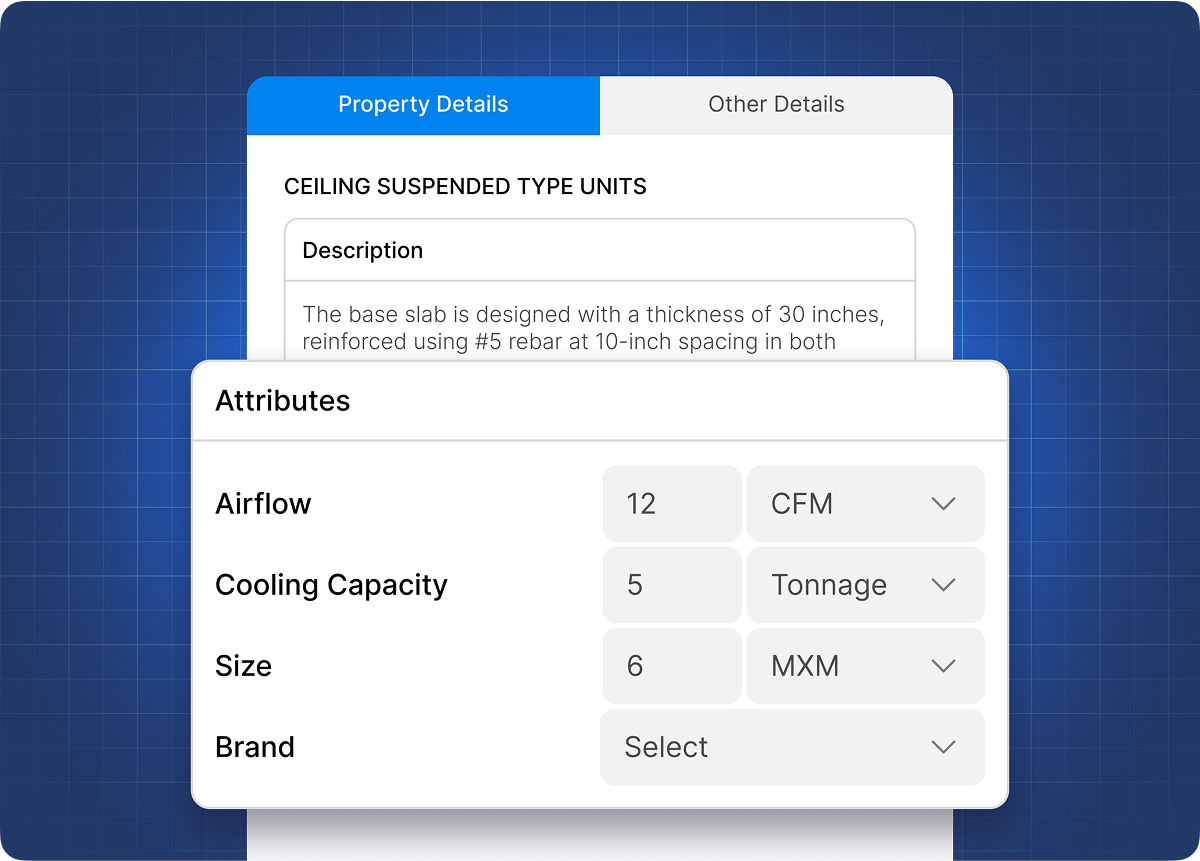Define Measurement Parameters in DesignDrafter