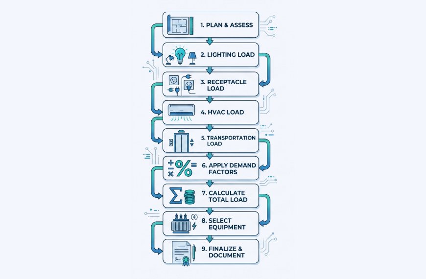 Step-by-Step Process for Electrical Load Calculation